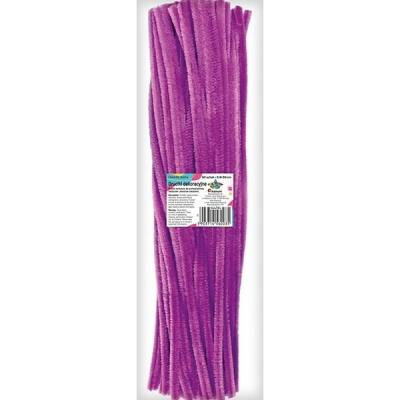 Opakowanie Druciki dekoracyjne 0,6x30cm fioletowe 50szt