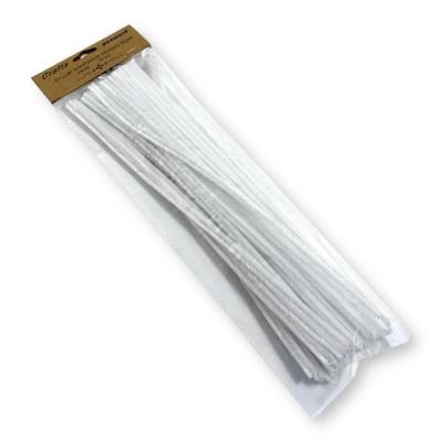 Opakowanie Druciki kreatywne 300x6mm białe 30szt