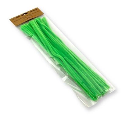 Opakowanie Druciki kreatywne 300x6mm jasnozielone 30szt