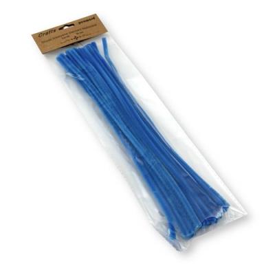 Opakowanie Druciki kreatywne 300x6mm niebieskie 30szt