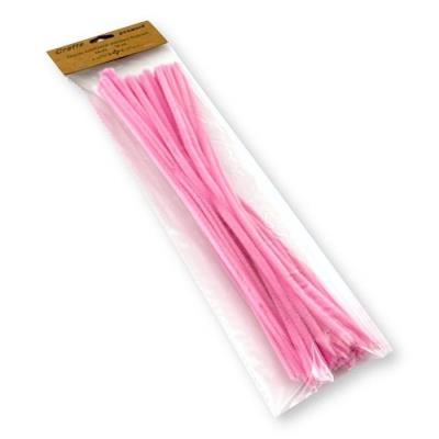 Opakowanie Druciki kreatywne 300x6mm różowe 30szt
