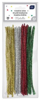 Opakowanie Druciki kreatywne 30cm Metallic 32szt