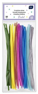 Opakowanie Druciki kreatywne 30cm pastel 32szt