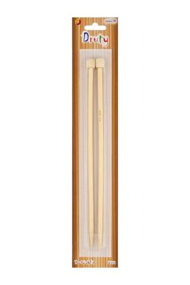 Opakowanie Druty dziewiarskie bambusowe 6mm 2szt