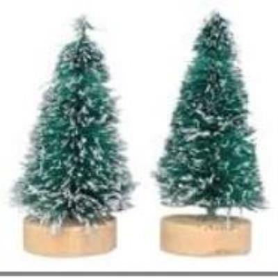 Drzewka minaturowe plastikowe Choinki zielone 6szt. Wydawca: Titanum. SmakLiter.pl Opakowanie Drzewka minaturowe plastikowe Choinki zielone 6szt