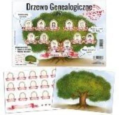 Opakowanie Drzewo genealogiczne Babci i Dziadka A4