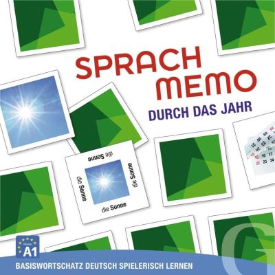 Okładka książki Durch das Jahr Sprachspiel - gra memory