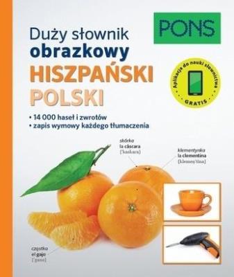 Okładka książki Duży słownik obrazkowy Hiszpański w.3