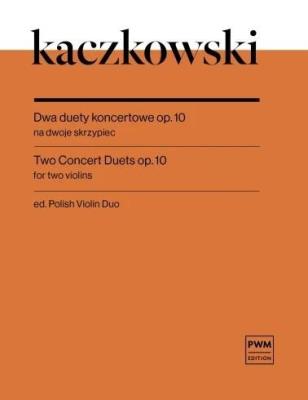 Okładka książki Dwa duety koncertowe op.10