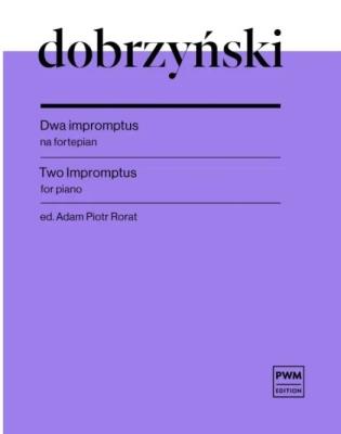 Okładka książki Dwa impromptus na fortepian