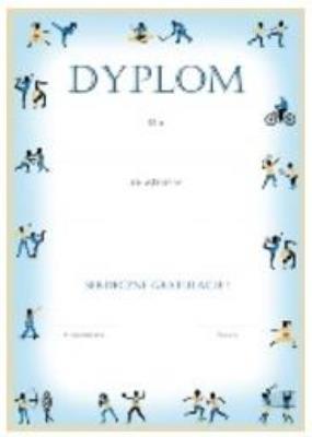 Opakowanie Dyplom A4 Dyscyliny w ramce