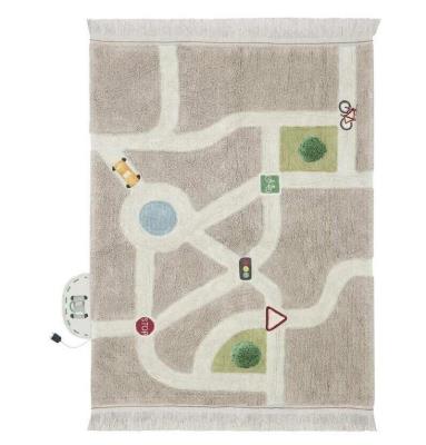 Opakowanie Dywan bawełniany do zabawy mapa miasta 120x170cm