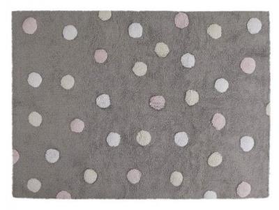 Opakowanie Dywan bawełniany Topos Tricolor Grey Pink 120x160
