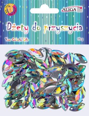 Opakowanie Dżety do przyszycia 1,7cm 15g