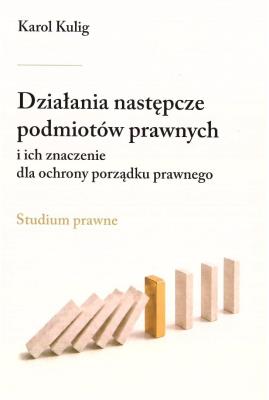 Okładka książki Działania następcze podmiotów prawnych