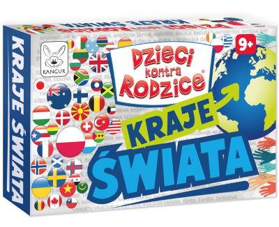 Dzieci kontra Rodzice. Kraje Świata. Wydawca: Kangur. SmakLiter.pl Opakowanie Dzieci kontra Rodzice. Kraje Świata