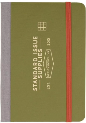 Dziennik kieszonkowy Standard Issue Army Green. Wydawca: Designworks Ink. SmakLiter.pl Opakowanie Dziennik kieszonkowy Standard Issue Army Green