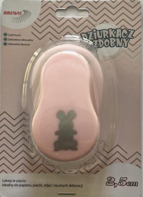 Dziurkacz ozdobny Zając 2.5cm. Wydawca: Brewis. SmakLiter.pl Opakowanie Dziurkacz ozdobny Zając 2.5cm