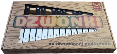 Opakowanie Dzwonki 27-tonowe na drewnianej podstawie