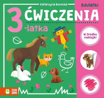 Okładka książki Edulatki. Ćwiczenia 3-latka