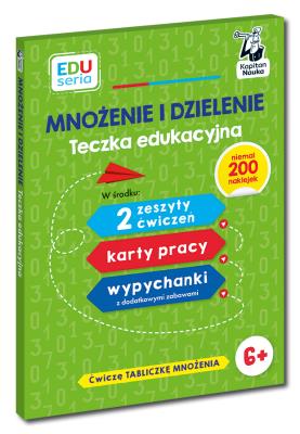 EDUseria. Mnożenie i dzielenie. Teczka edukacyjna. Autor:   Praca zbiorowa. SmakLiter.pl Okładka książki EDUseria. Mnożenie i dzielenie. Teczka edukacyjna
