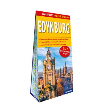 Okładka książki Edynburg laminowany map&guide 2w1 przewodnik i mapa