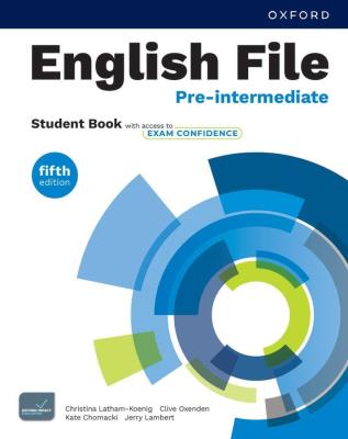 Okładka książki English File 5E Pre-Intermediate SB access to Exam Confidence