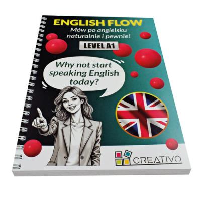 Okładka książki ENGLISH FLOW - Mów po angielsku naturalnie i pewnie! LEVEL A1