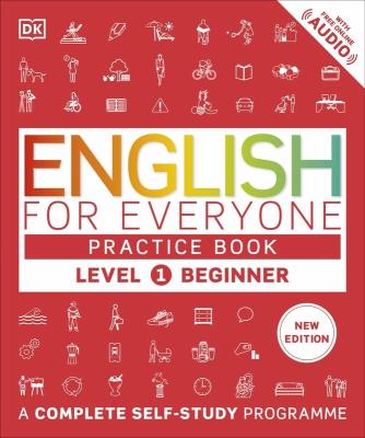 Okładka książki English for Everyone Practice Book Level 1 Beginner. A Complete Self-Study Programme wer. angielska