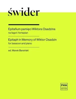 Okładka książki Epitafium pamięci Wiktora Osadzina na fagot i...