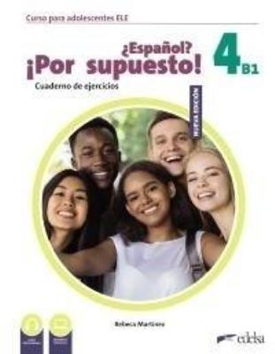 Okładka książki Espanol por supuesto nuevo 4 A2+ ćwiczenia