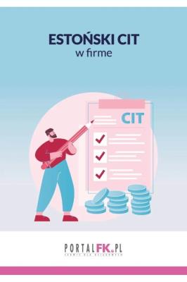 Okładka książki Estoński CIT w firmie