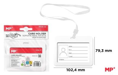 Opakowanie Etui na identyfikator białe