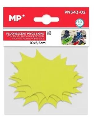 Etykiety cenowe fluorescencyjne żółte 100x65mm. Wydawca: MP Main Paper. SmakLiter.pl Opakowanie Etykiety cenowe fluorescencyjne żółte 100x65mm