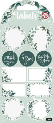 Opakowanie Etykiety samoprzylepne - Eucalyptus Labels