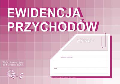 Opakowanie Ewidencja przychodów R-2