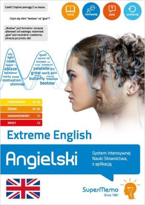 Okładka książki Extreme English. Angielski. System Intensywnej Nauki Słownictwa, z aplikacją