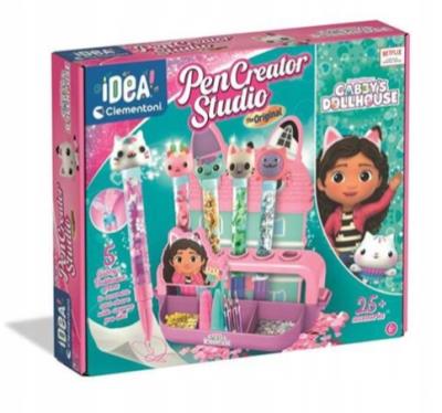 Fabryka długopisów Gabby 18214. Wydawca: Clementoni. SmakLiter.pl Opakowanie Fabryka długopisów Gabby 18214