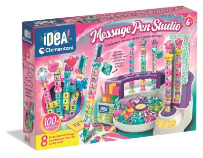 Fabryka długopisów z wiadomością 18211. Wydawca: Clementoni. SmakLiter.pl Opakowanie Fabryka długopisów z wiadomością 18211