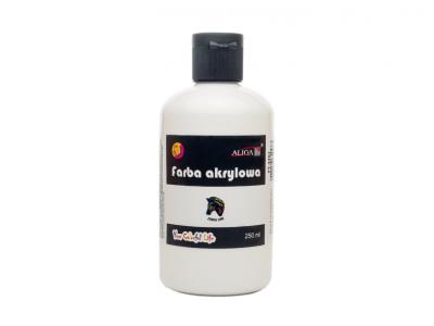 Opakowanie Farba akrylowa biała 250ml