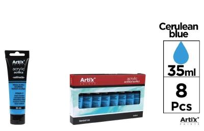 Opakowanie Farba akrylowa błękit podstawowy 35ml (8szt)