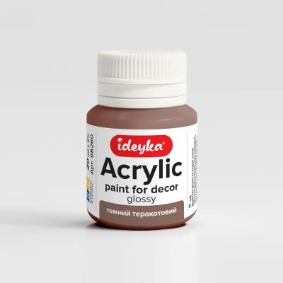 Opakowanie Farba akrylowa Ciemna terakota 20ml