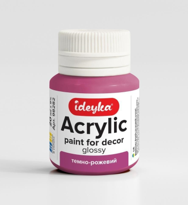 Opakowanie Farba akrylowa Ciemny róż 20ml