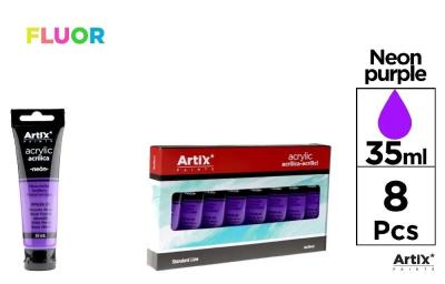 Opakowanie Farba akrylowa fluorescencyjna 35ml fiolet (8sz)