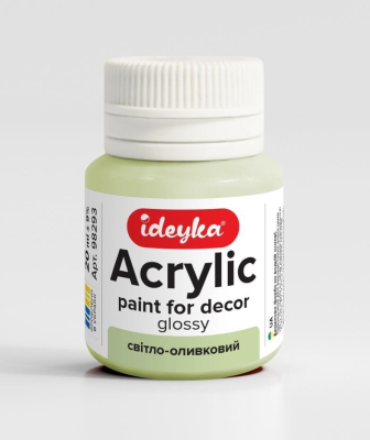 Opakowanie Farba akrylowa Jasna oliwka 20ml