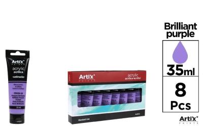 Opakowanie Farba akrylowa jasny fiolet 35ml (8szt)