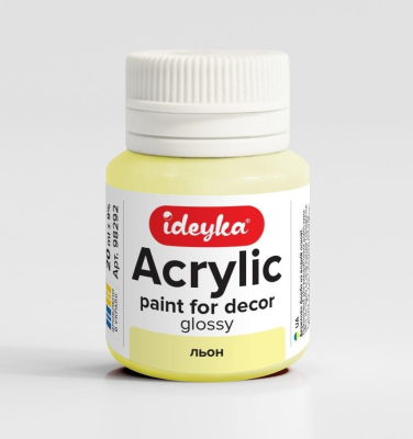 Opakowanie Farba akrylowa Len 20ml