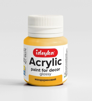 Opakowanie Farba akrylowa Mandarynka 20ml