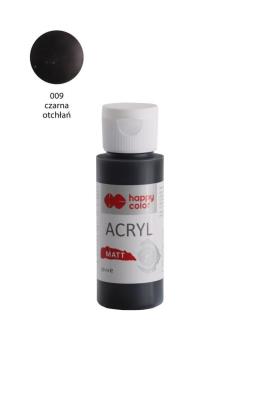 Opakowanie Farba akrylowa Matt czarny 60ml HAPPY COLOR