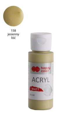 Opakowanie Farba akrylowa Matt jesienny liść 60mlHAPPY COLOR